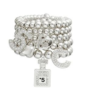 🛍🆕SILVER BOUTIQUE CHARM BRACELET NO 5